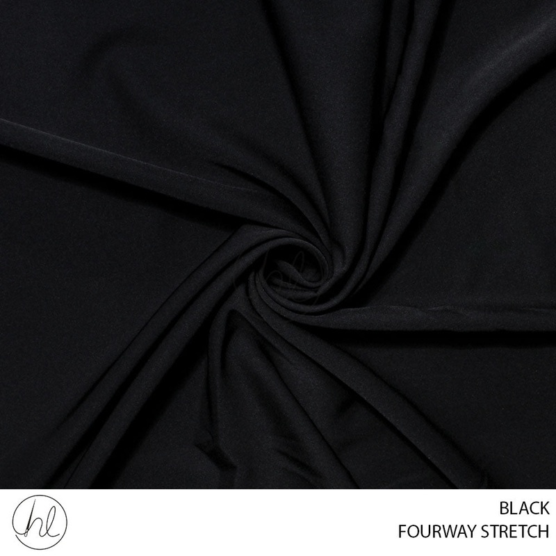 FOURWAY NON STRETCH 53 BLACK 150CM PER M