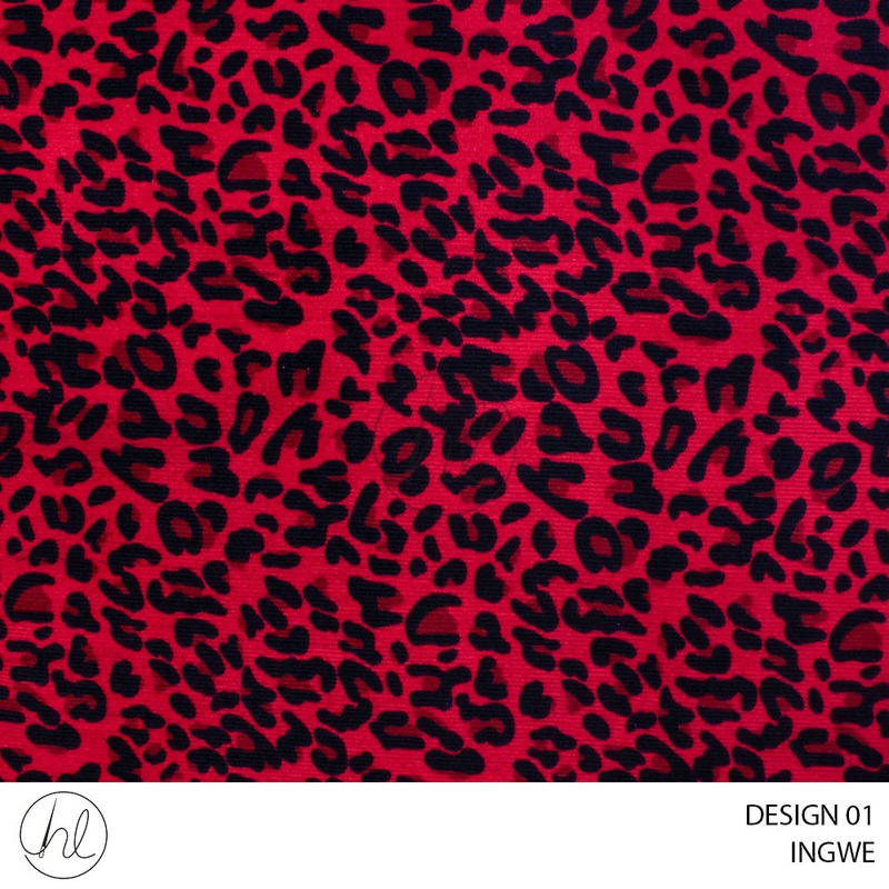 INGWE DESIGN 01 RED 67 112CM PER M