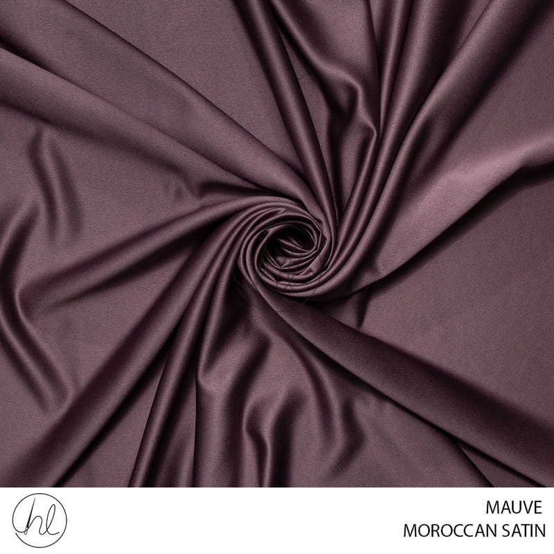 MOROCCAN SATIN 51 MAUVE 150CM PER M