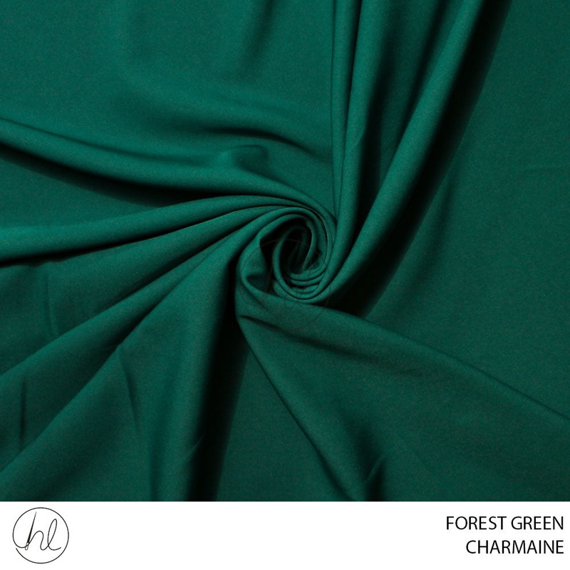 PLAIN CHARMAINE 55 FOREST GREEN 150CM PER M
