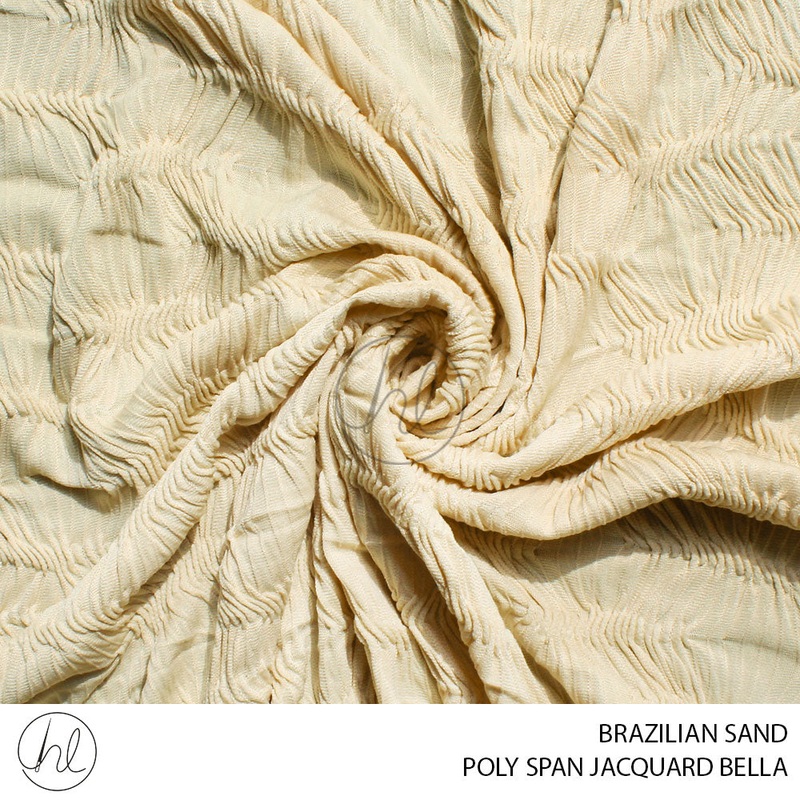 POLY SPAN JACQUARD BELLA DESIGN 01 BRAZILIAN SAND 51 150CM PER M