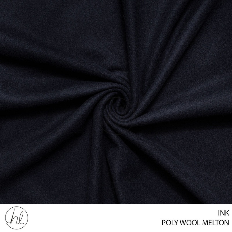 POLY WOOL MELTON 51 INK 150CM PER M