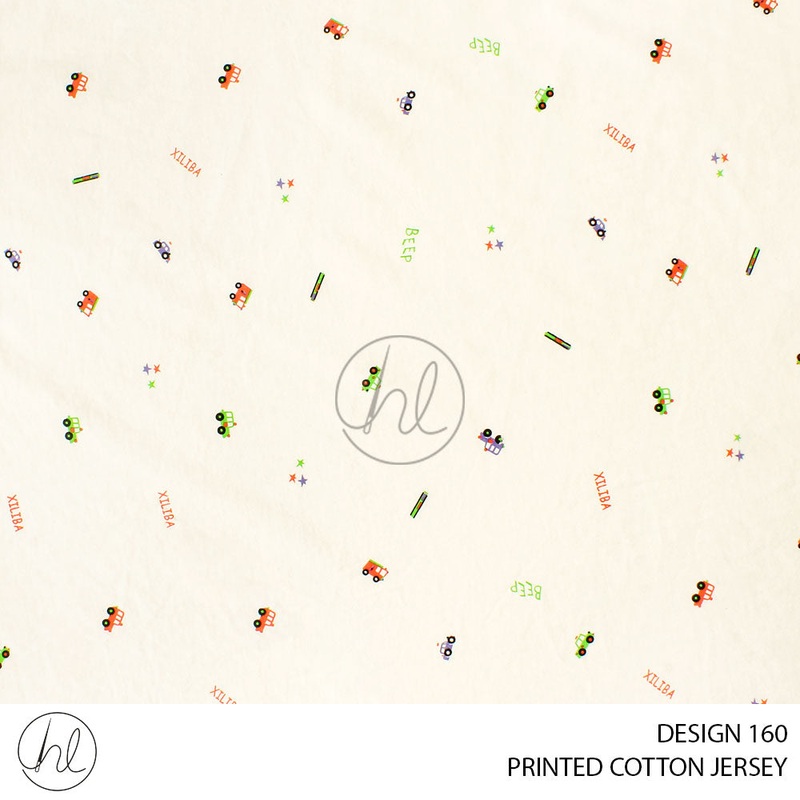 PRINTED COTTON JERSEY 51 CREAM 150CM PER M