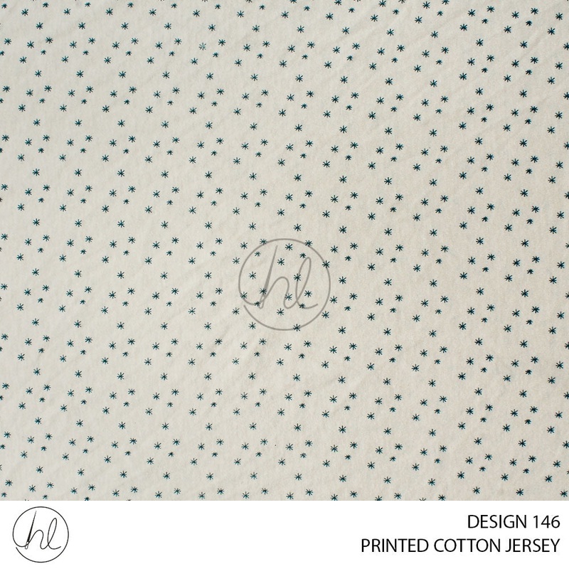 PRINTED COTTON JESREY 51 CREAM 150CM PER M