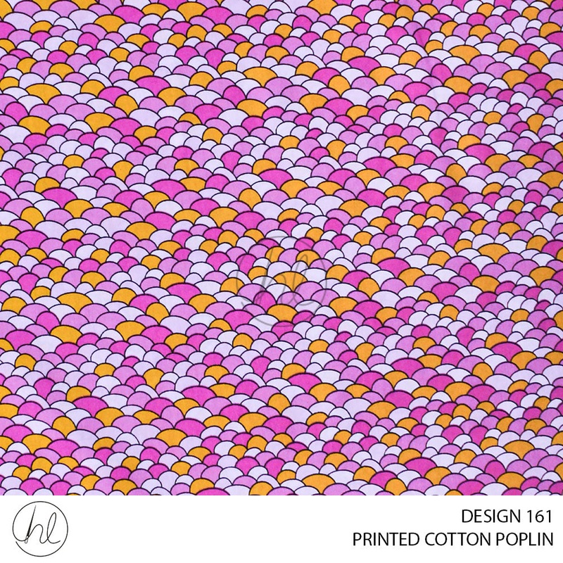 PRINTED COTTON POPLIN 51 PINK 145CM PER M