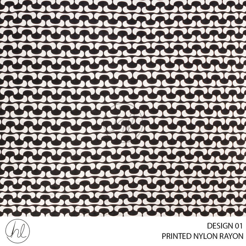 PRINTED NYLON RAYON 781 LIGHT STONE 150CM PER M