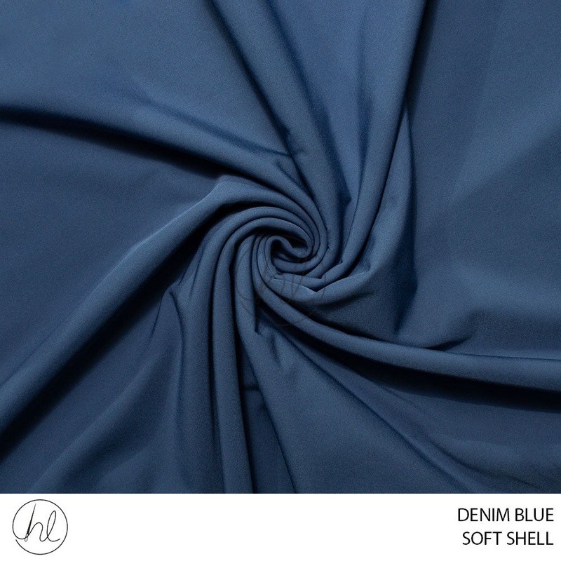 SOFT SHELL 51 DENIM BLUE 150CM PER M