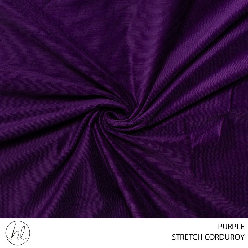 STRETCH CORDUROY 51 PURPLE 150CM PER M