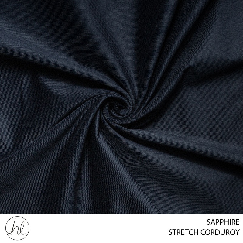 STRETCH CORDUROY 51 SAPPHIRE 150CM PER M