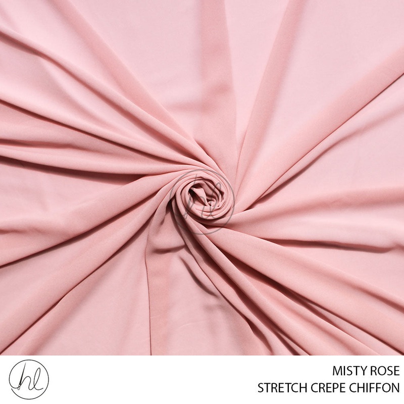STRETCH CREPE CHIFFON 53 MISTY ROSE 150CM PER M