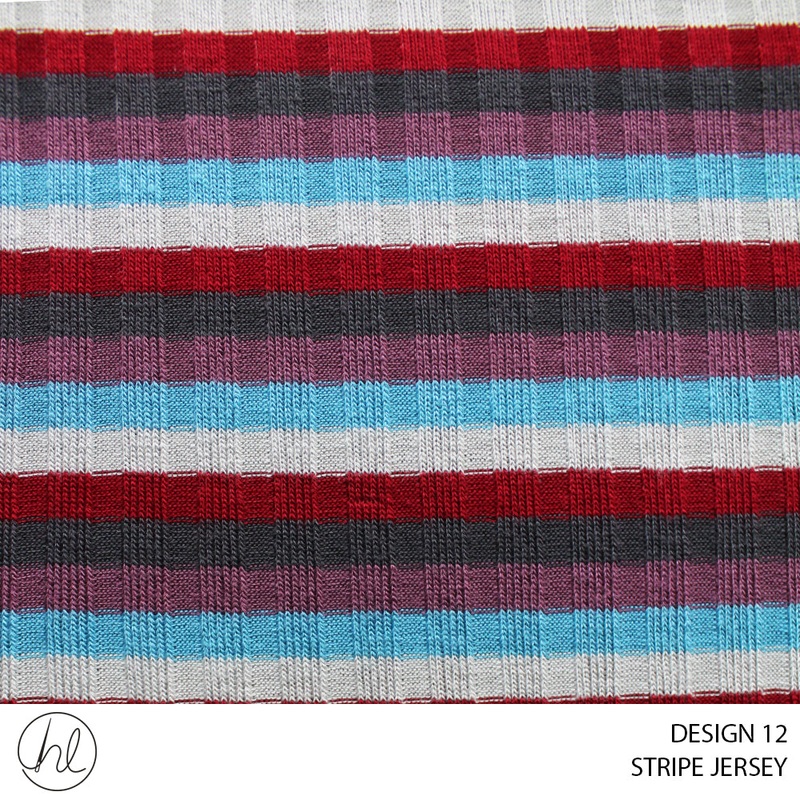 STRIPE JERSEY DESIGN 12 150CM PER M