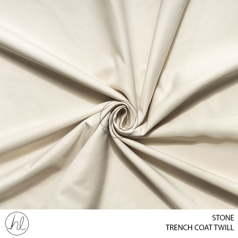 Trench Coat Twill 56 Stone 140cm Per M