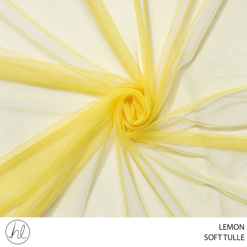 TULLE SOFT 150CM LEMON ROLL 001 EACH