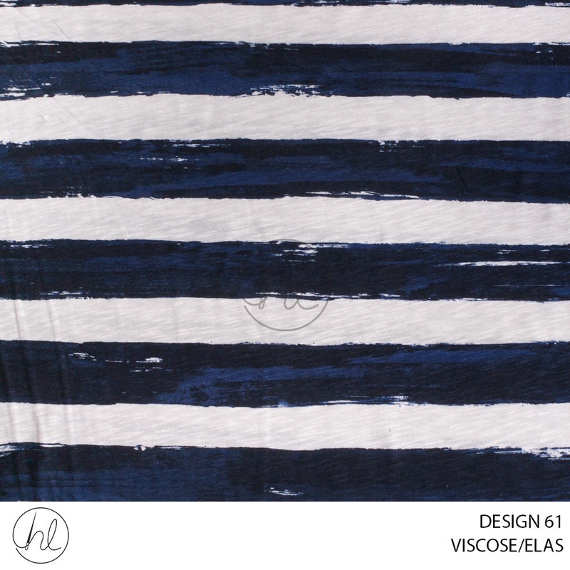 VISCOSE/ELAS 51 NAVY 150CM PER M