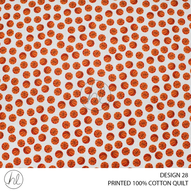 100% COTTON QUILT PER M 781 DESIGN 28 RUST 110CM WIDE