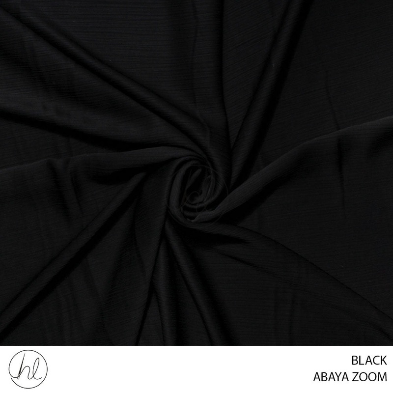 ABAYA ZOOM 781 BLACK 150CM PER M