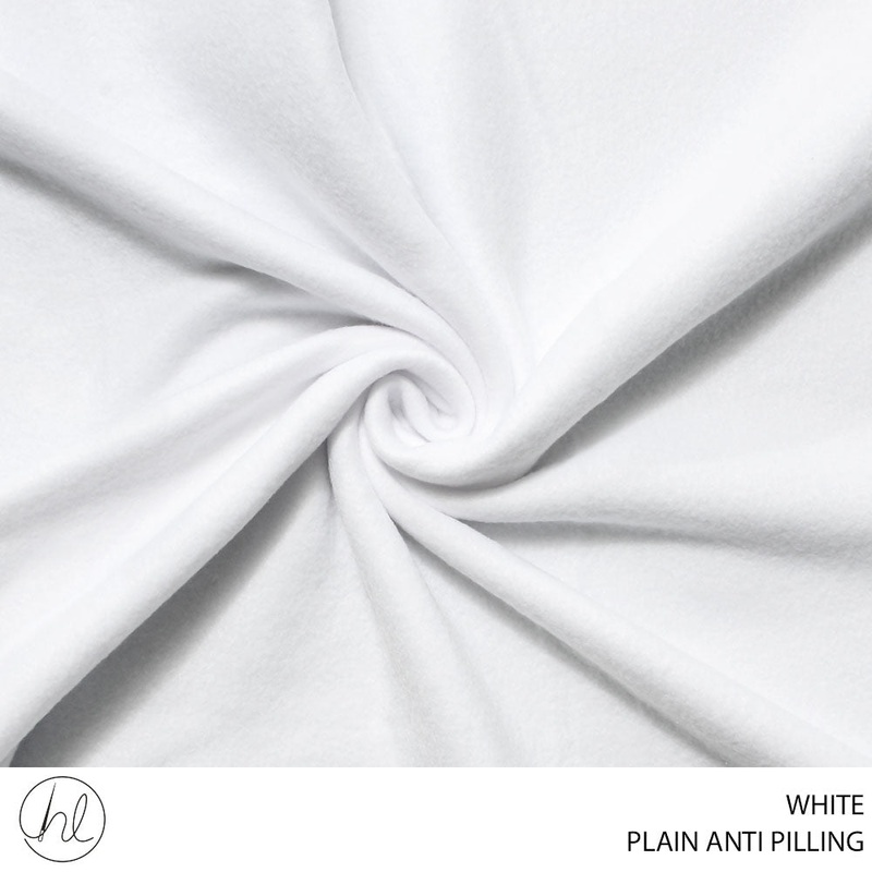 ANTI PILLING PLAIN 150CM WHITE FRE PIECE