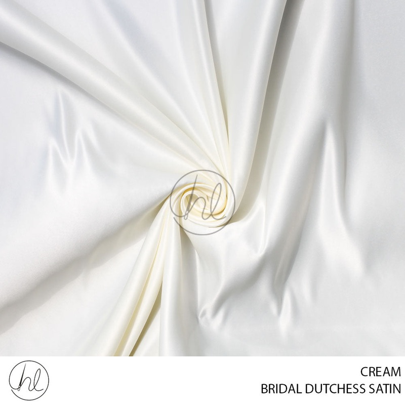BRIDAL DUTCHESS SATIN 53 CREAM 150CM PER M