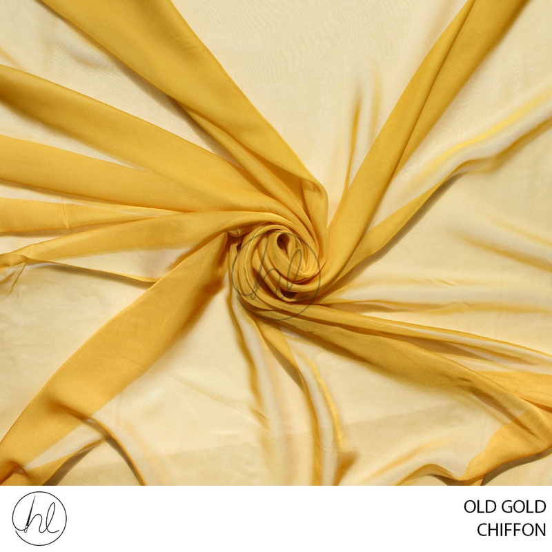 CHIFFON 51 OLD GOLD 150CM PER M