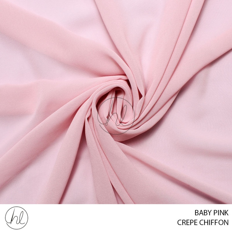 CREPE CHIFFON 781 BABY PINK 150CM PER M