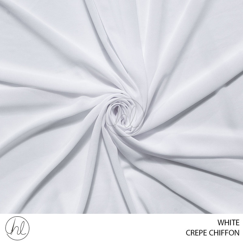 CREPE CHIFFON 781 WHITE 150CM PER M