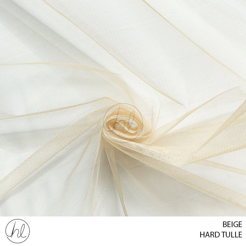 HARD TULLE 51 BEIGE 150CM PER M