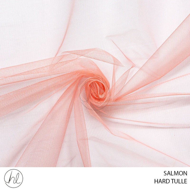 HARD TULLE 51 SALMON 150CM PER M