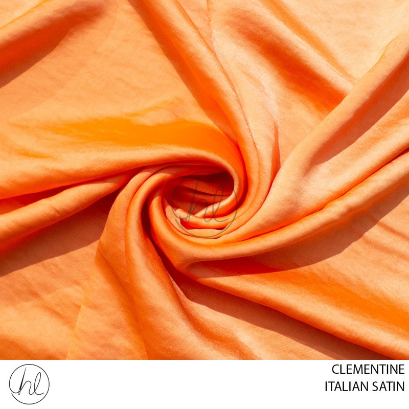 ITALIAN SATIN 51 PER M CLEMENTINE150CM WIDE