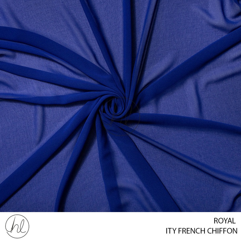 ITY FRENCH CHIFFON 51 ROYAL 150CM PER M
