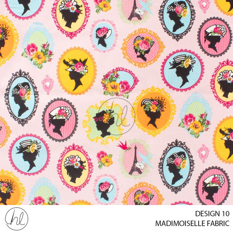 MADEMOISELLE FABRIC 51 ASSORTED 150CM PER M