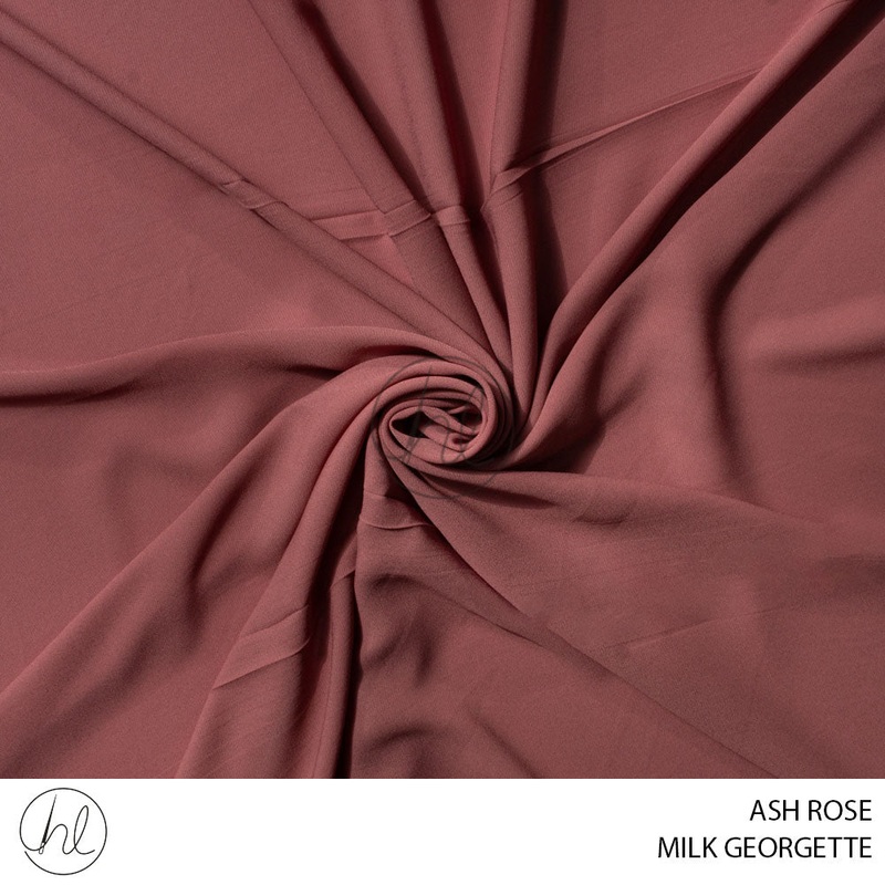 MILK GEORGETTE 51 ASH ROSE 150CM PER M