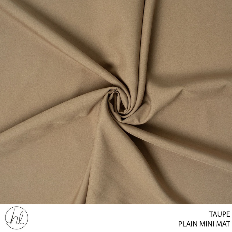 MINI MAT 150CM PLAIN FABRIC TAUPE