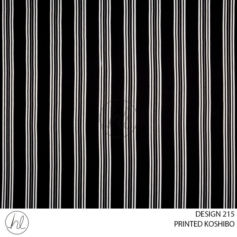 PRINTED KOSHIBO 51 BLACK DESIGN 215 150CM