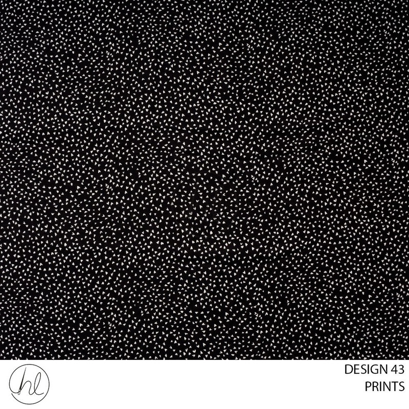 PRINTS 51 PER M  BLACKDESIGN 43 150CM WIDE
