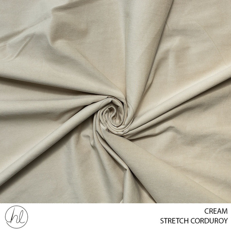 STRETCH CORDUROY 51 CREAM 150CM PER M