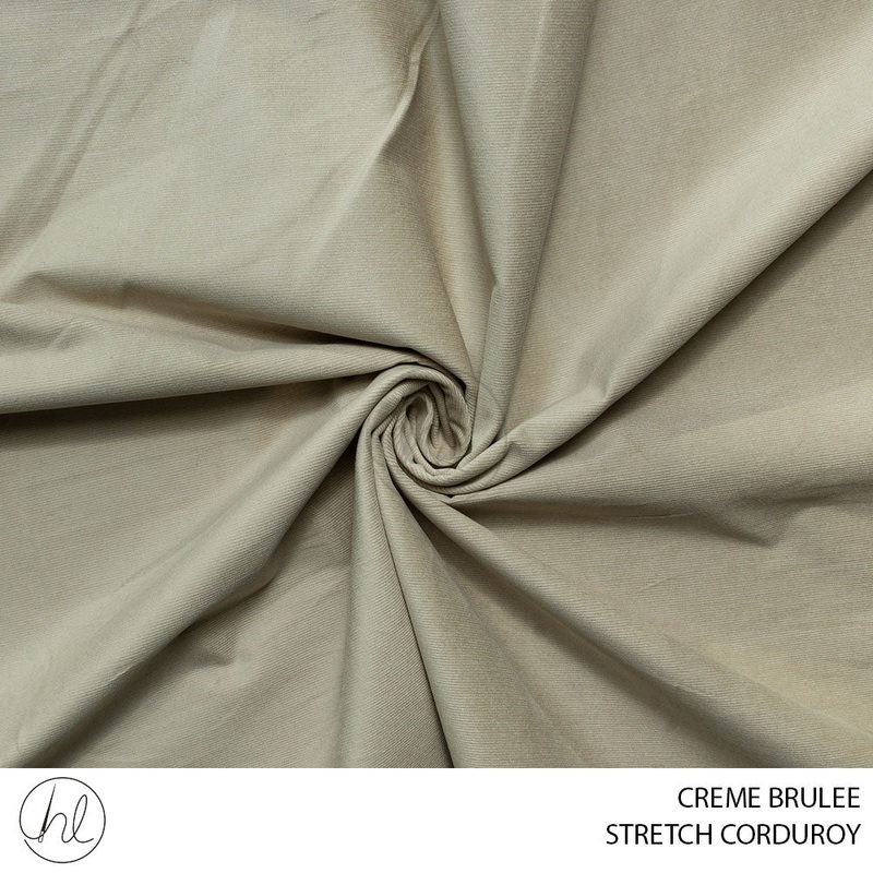 STRETCH CORDUROY 51 CRME BRULEE 150CM PER M
