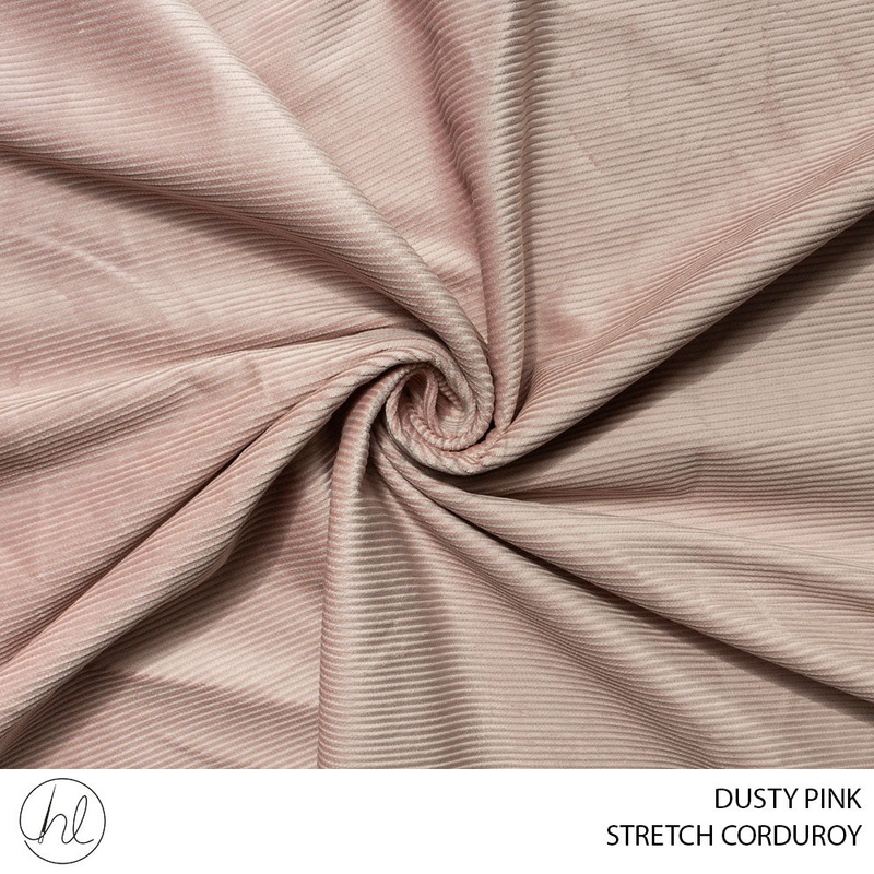 STRETCH CORDUROY 51 DUSTY PINK 150CM PER M