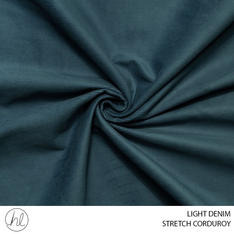 STRETCH CORDUROY 51 LIGHT DENIM 150CM PER M