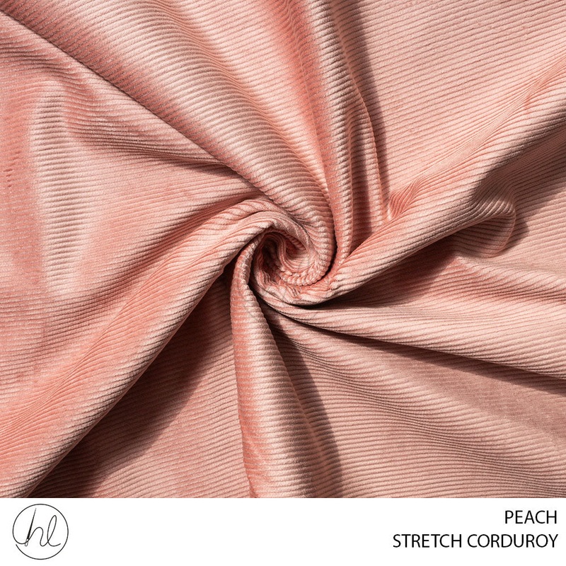 STRETCH CORDUROY 51 PEACH 150CM PER M