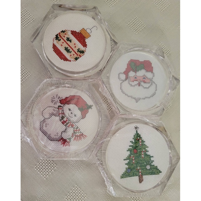 Acrylic Christmas Coasters