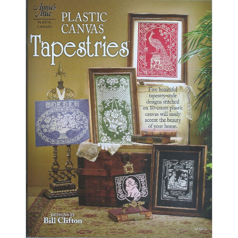 Annie's Attic 'Plastic Canvas Tapestries' Booklet #841010; 2010