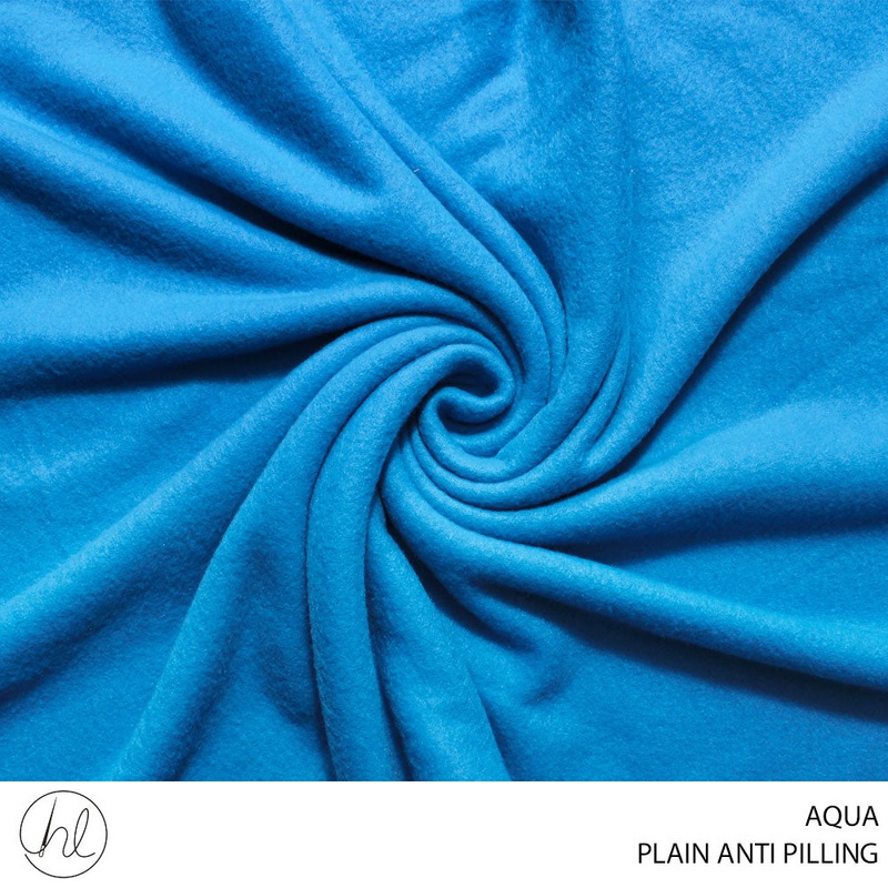 ANTI PILLING PLAIN 150CM AQUA ROLL 001 PIECE