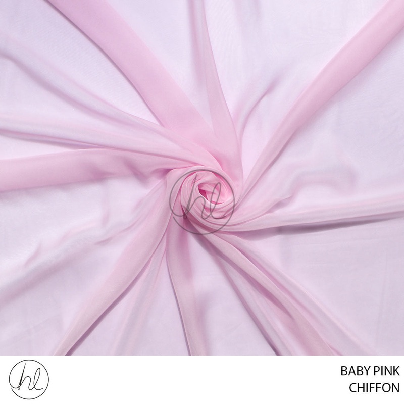 CHIFFON 51 BABY PINK 150CM PER M