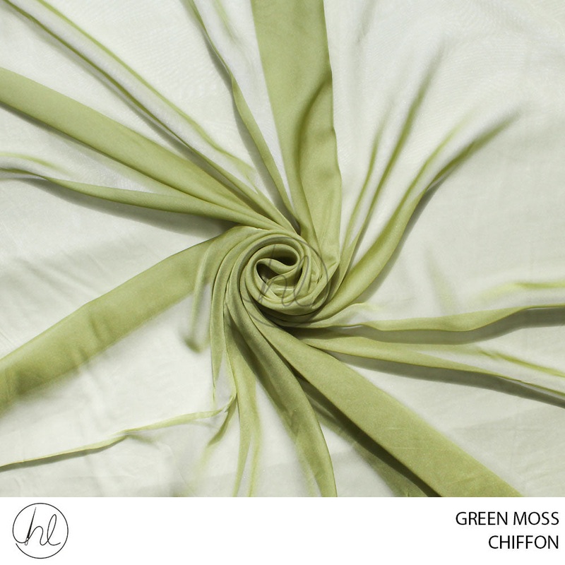 CHIFFON 51 GREEN MOSS 150CM PER M