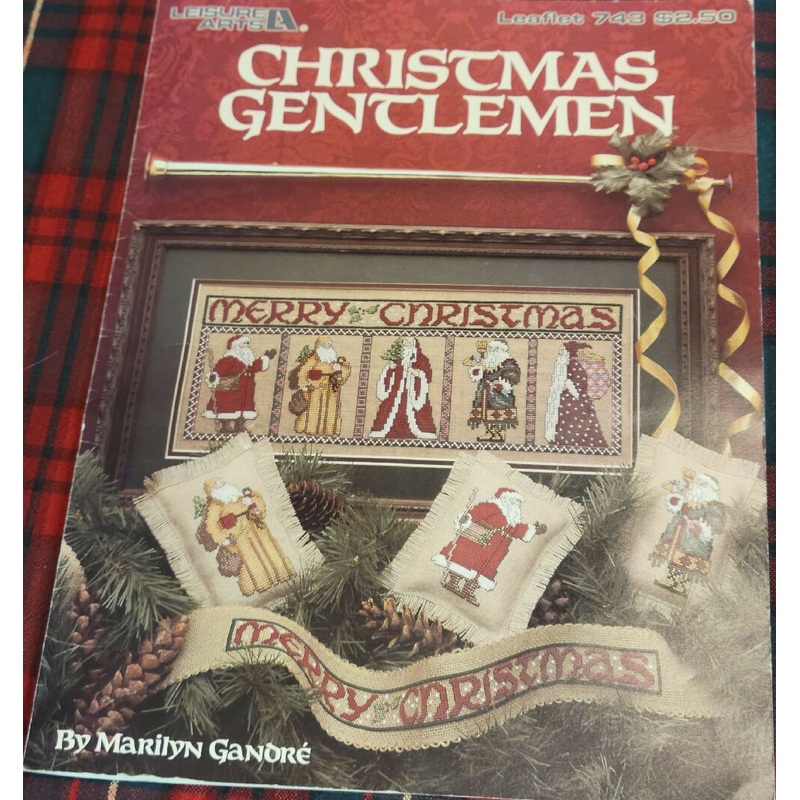 Christmas Gentlemen Cross Stitch Pattern