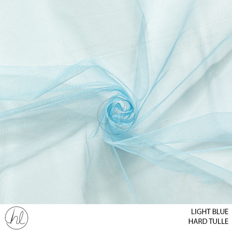 HARD TULLE 51 LIGHT BLUE 150CM PER M