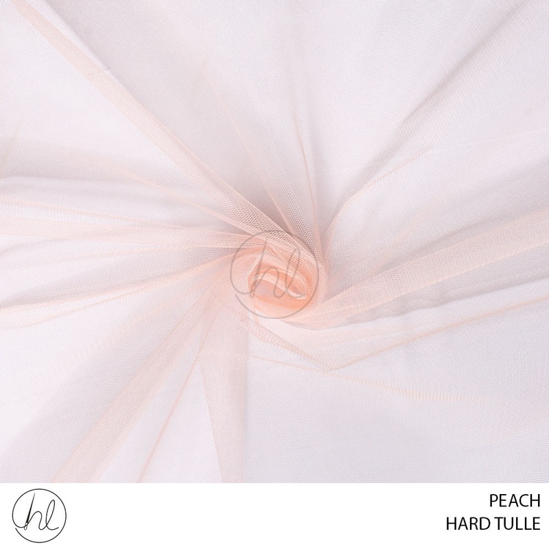 HARD TULLE 51 PEACH 150CM PER M