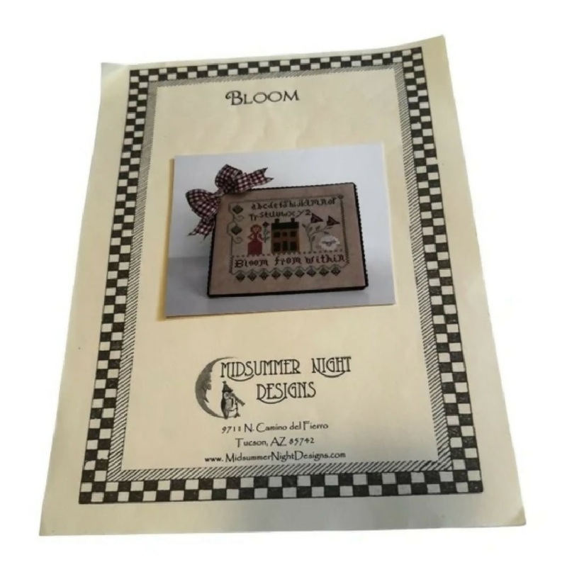 Midsummer Night Designs Bloom 2008 Cross Stitch Pattern bloom from within