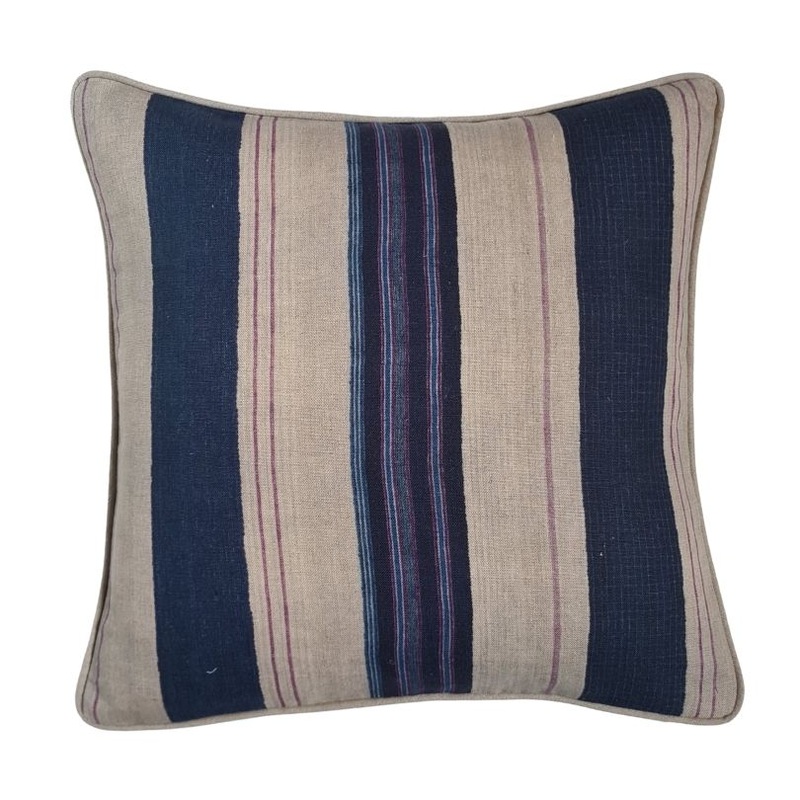 Multi Stripe Print Cushion