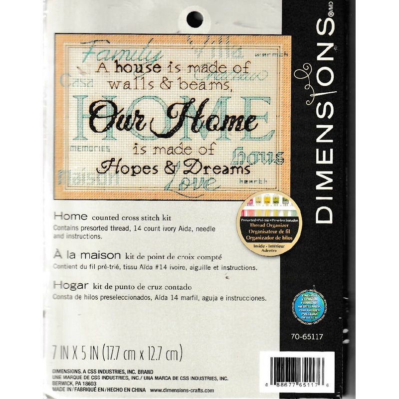 Our Home Counted Cross Stitch USED Pattern ONLY